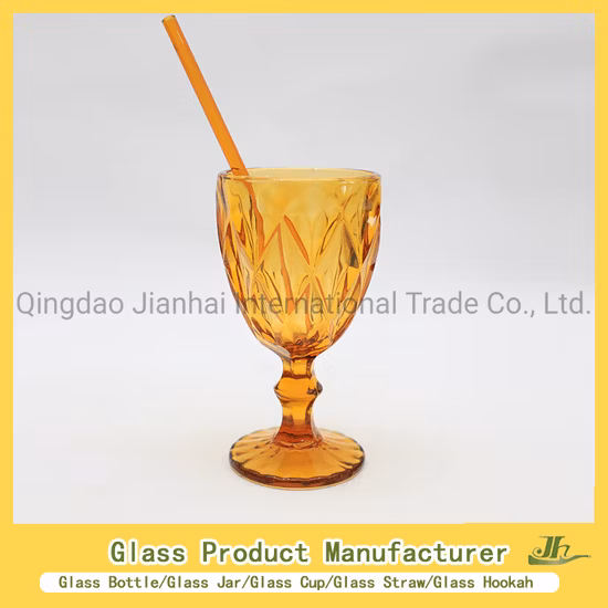 200*8mm de alto borosilicato reutilizável colorido transparente reto para bebidas curvadas fabricante de palha de vidro